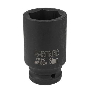 Головка ударная глубокая 34мм (6гр),3/4'' Partner PA-46510034