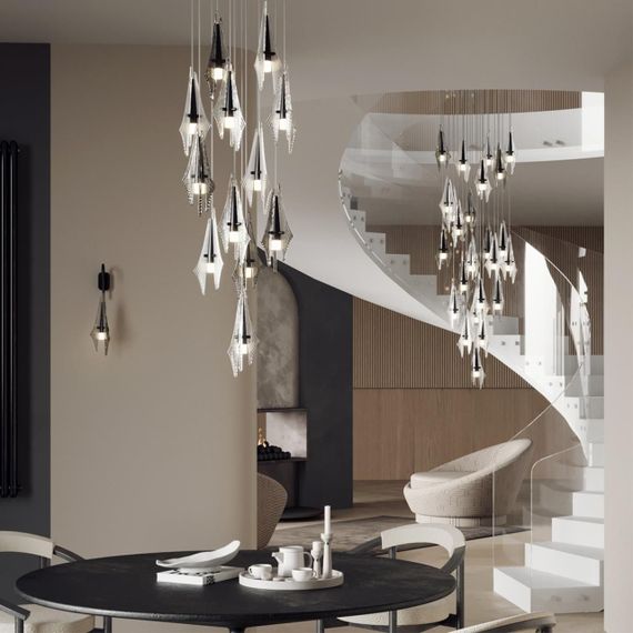 Каскадная светодиодная люстра Odeon Light Exclusive L-Vision Afalina 5442/69L