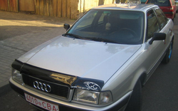 Защита капота 02090 VW T-4 (прямые фары) клеющаяся