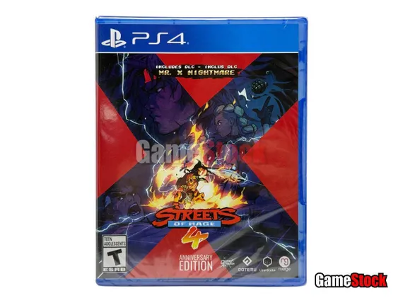 PS4 Streets of Rage 4 Anniversary Edition (Новый, Русские субтитры, CUSA-29344)