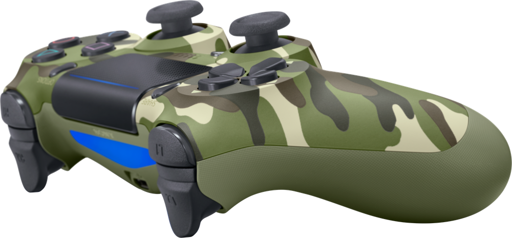 Sony DualShock 4 v2 (CUH-ZCT2E) зеленый камуфляж