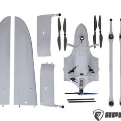 Самолет с вертикальным взлетом VolJet VT5 (базовая версия с цифровым видеоканалом)