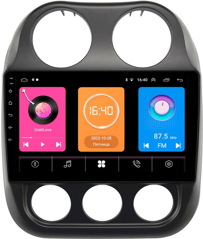 Магнитола для Jeep Compass 2011-2015 - GT10-810 на Android 10