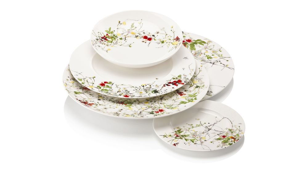 Тарелка для закусок с бортом 23см Rosenthal Дикие цветы
