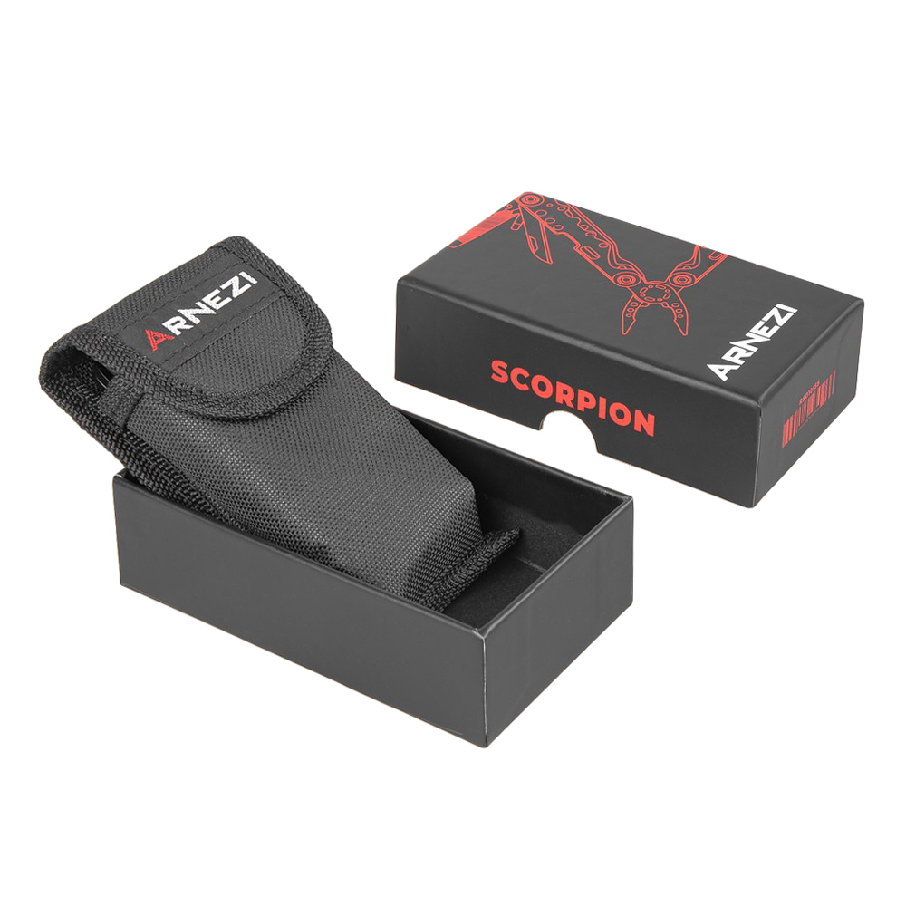 Мультитул с плоскогубцами Scorpion 12в1 ARNEZI R5010155