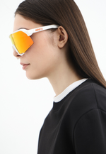 Спортивные очки с диоптриями 100% S3 Soft Tact White - HiPER Red Mirror Lens