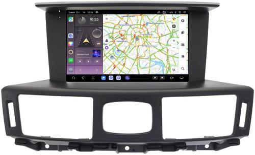 Магнитола для Infiniti Q70, M25, M37 (поддержка Bose и 360) - Kuberg QLed, Android 13, Быстрейшая, CarPlay, SIM-слот
