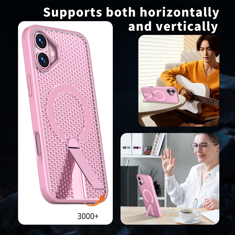Прозрачный чехол Mesh Pro Magnetic Case для iPhone 16 Plus