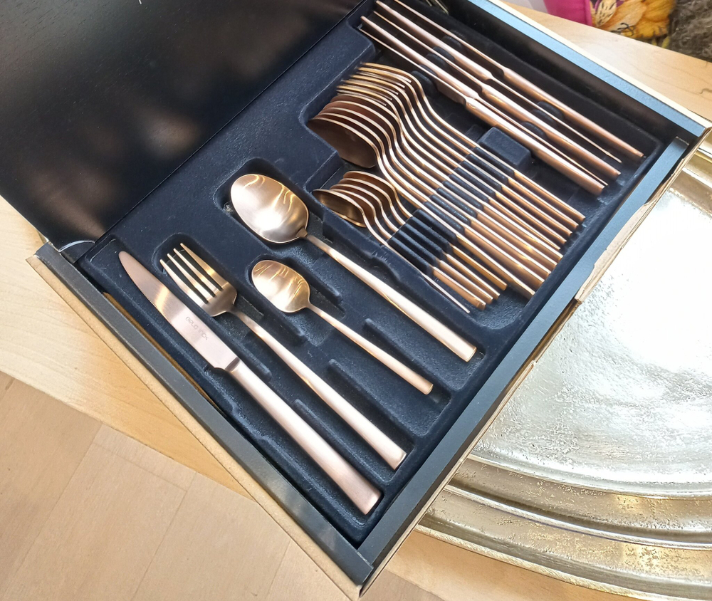 Набор TOUCH mate bronze 49-50столовые приборы Belo Inox Бронзовый
