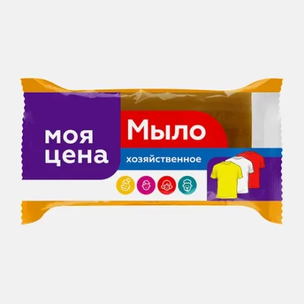 Мыло Моя цена хозяйств 72% 1 группы с глицерином 150г