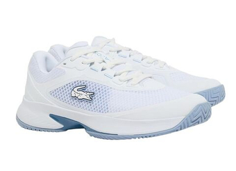 Женские Кроссовки теннисные Lacoste Tech Point Tennis - white/light blue