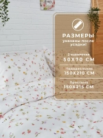 Постельное белье 1,5 спальное хлопок 100% 50х70 Флоренция