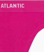 Трусы женские стринги Atlantic, набор из 3 шт., хлопок, фуксия + светлый капучино + светло-розовый, 3CLP-013