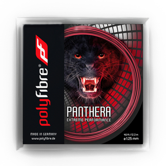 Теннисные струны Polyfibre Panthera (12,2 m) - красный