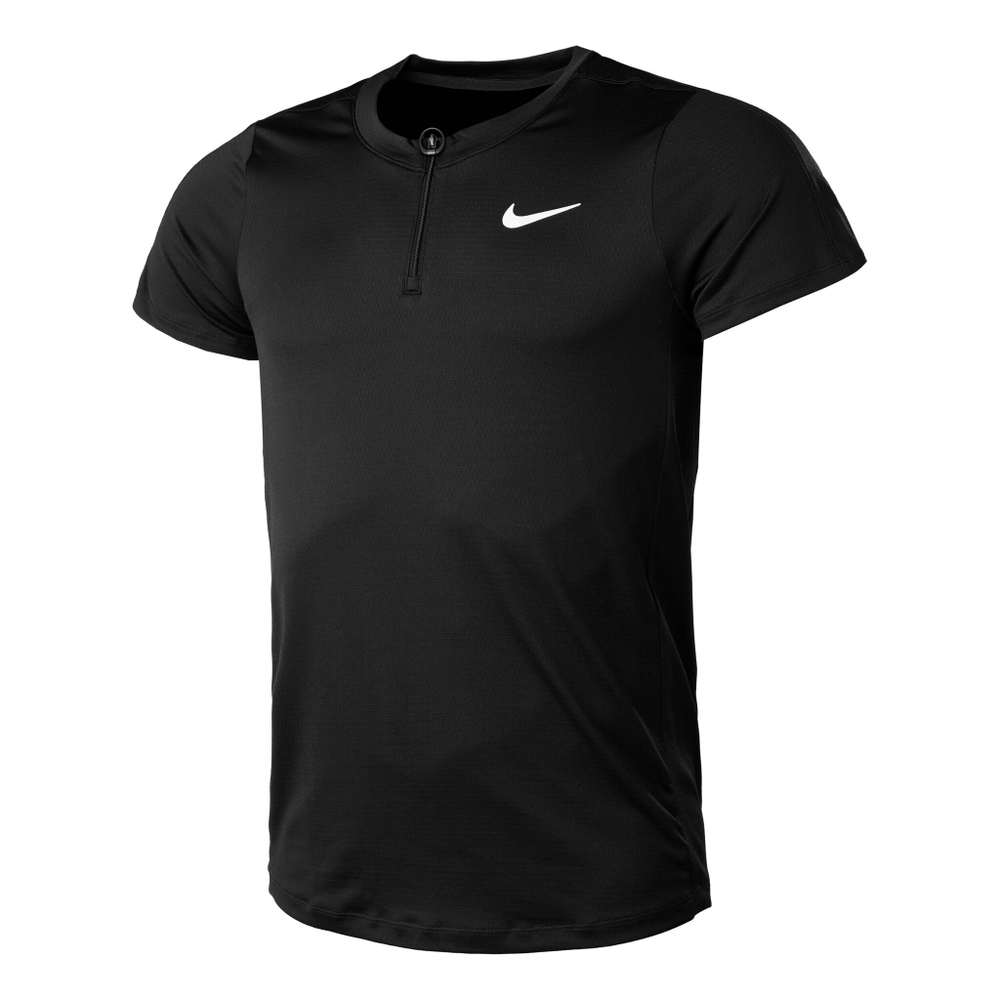 Мужское теннисное поло Nike Dri-Fit Advantage Polo Men - Black