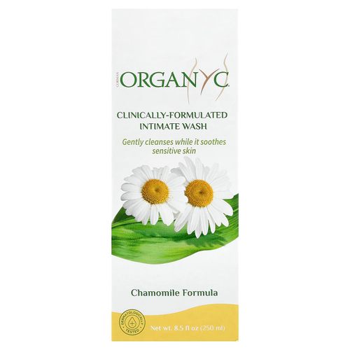 Organyc, средство для интимной гигиены, с ромашкой, 250 мл (8,5 жидк. унции)