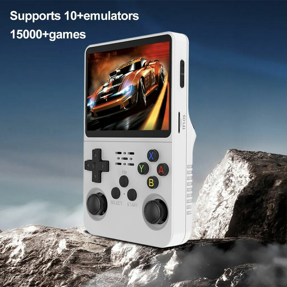 R36S Портативная ретро аркадная портативная игровая консоль GBAFCGB. 64G. белый