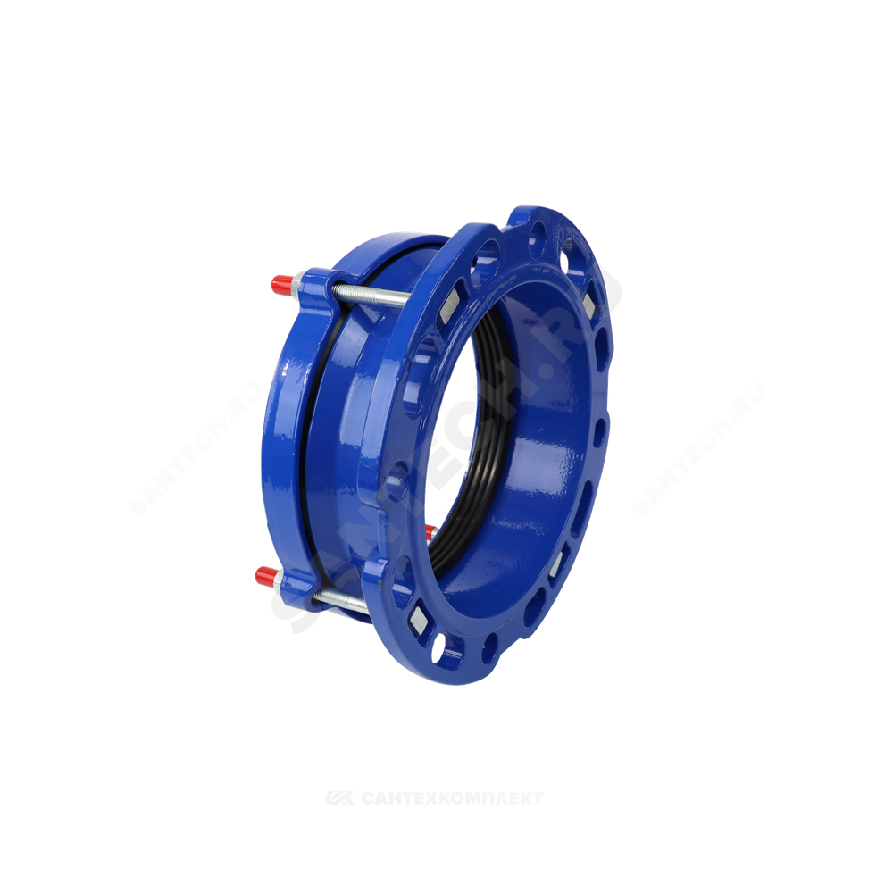Муфта чугун соединительная Ду 175 (Дн 192-210) Ру10/16 ПФРК Benarmo 8