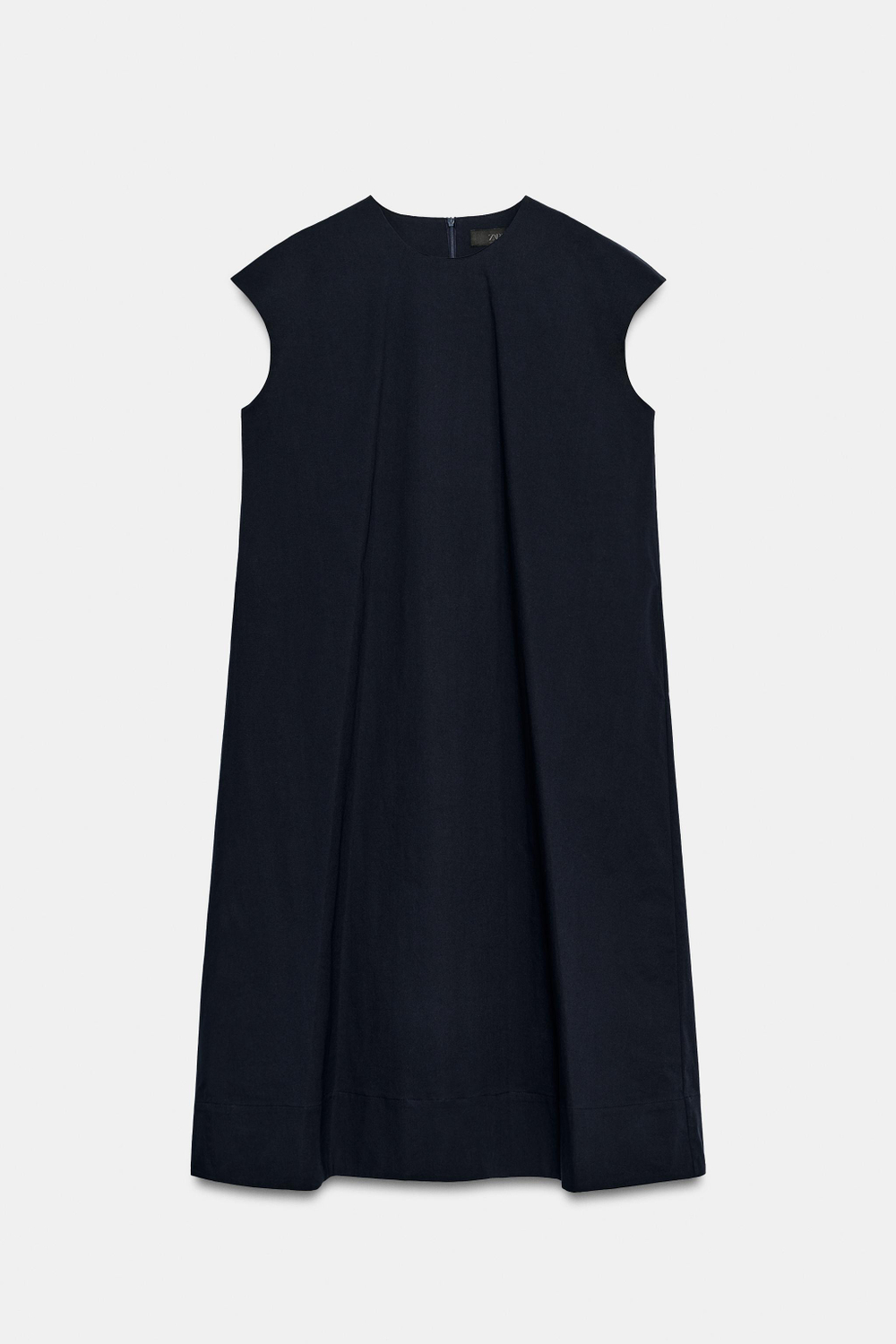 ПЛАТЬЕ МИДИ ИЗ ПОПЛИНА — ZW COLLECTION — ZARA