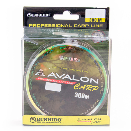 Леска Bushido Avalon Carp, коричневый (300м)