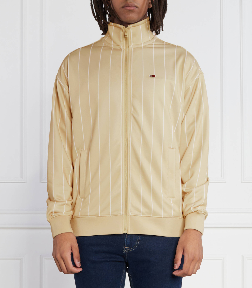 Худи TJM RLX PINSTRIPE TRACK JACKET Tommy Jeans - бежевый(DM0DM16360)