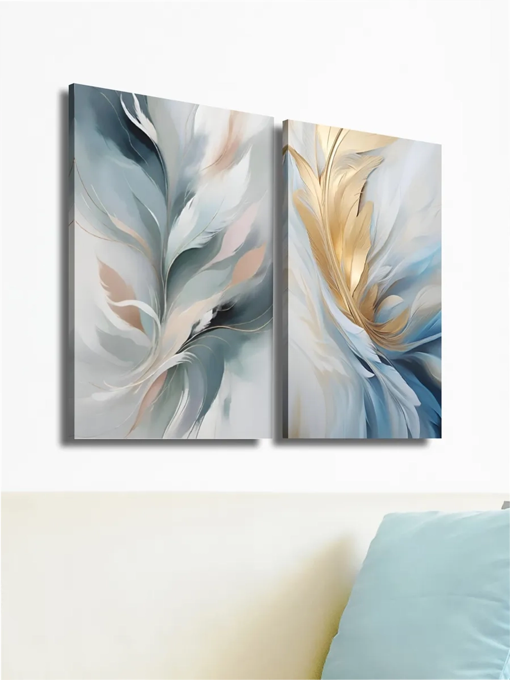 Картина Шепот небесных оттенков, модульная 50x70см 2шт.