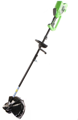 Триммер струнный аккумуляторный GREENWORKS GD40BC, 40В,35см, б/щ, с ножом, с 1АКБ 4Ач и ЗУ  (1301507UB)