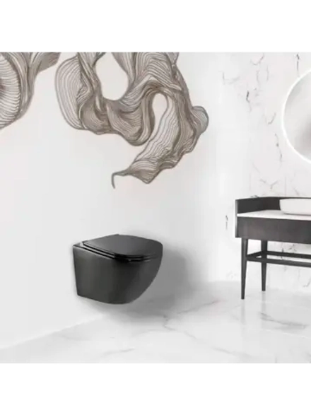Унитаз подвесной BLACK ANDI