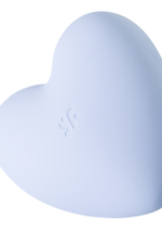 Вакуум-волновой бесконтактный стимулятор клитора Satisfyer Cutie Heart голубой