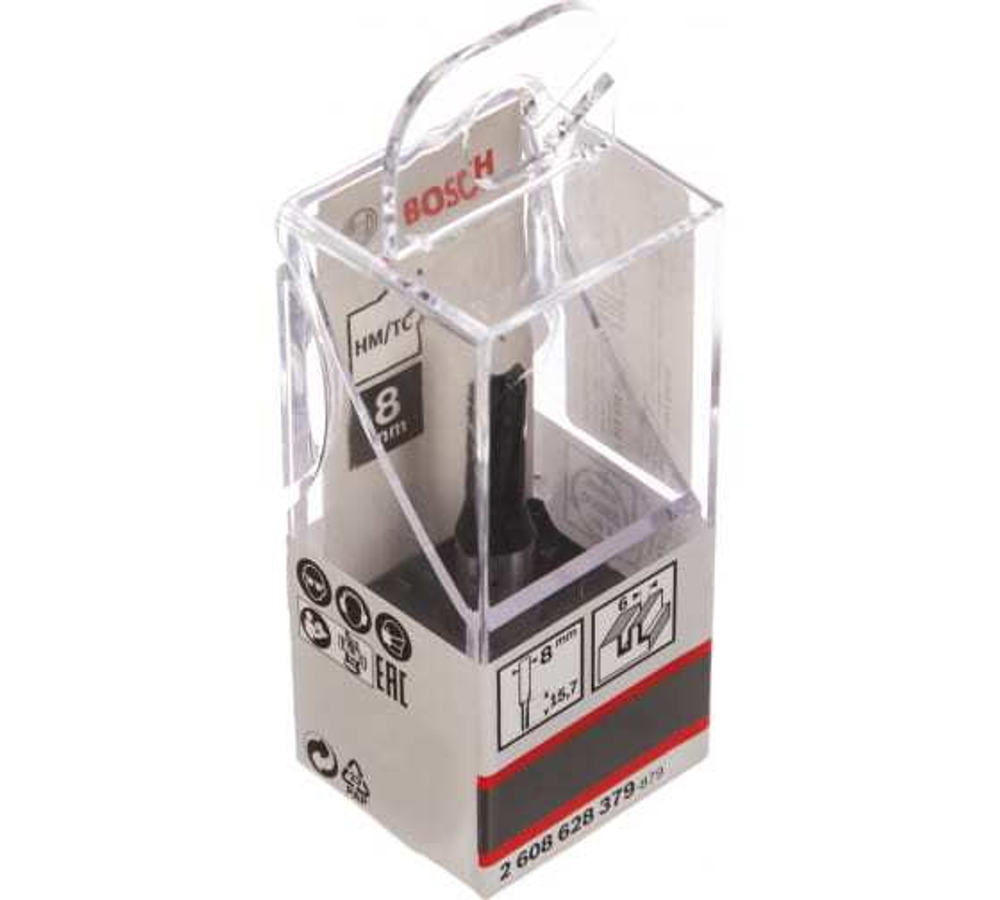 ФРЕЗА ПАЗОВАЯ BOSCH 6/16MM  2608628379