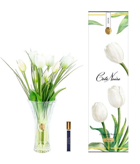 Белые тюльпаны Charente Tulips White, Cote Noire