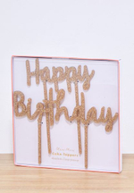 Акриловый топпер "С днём рождения" [Happy Birthday] 1 шт. (19,1 х 19,1 см)
