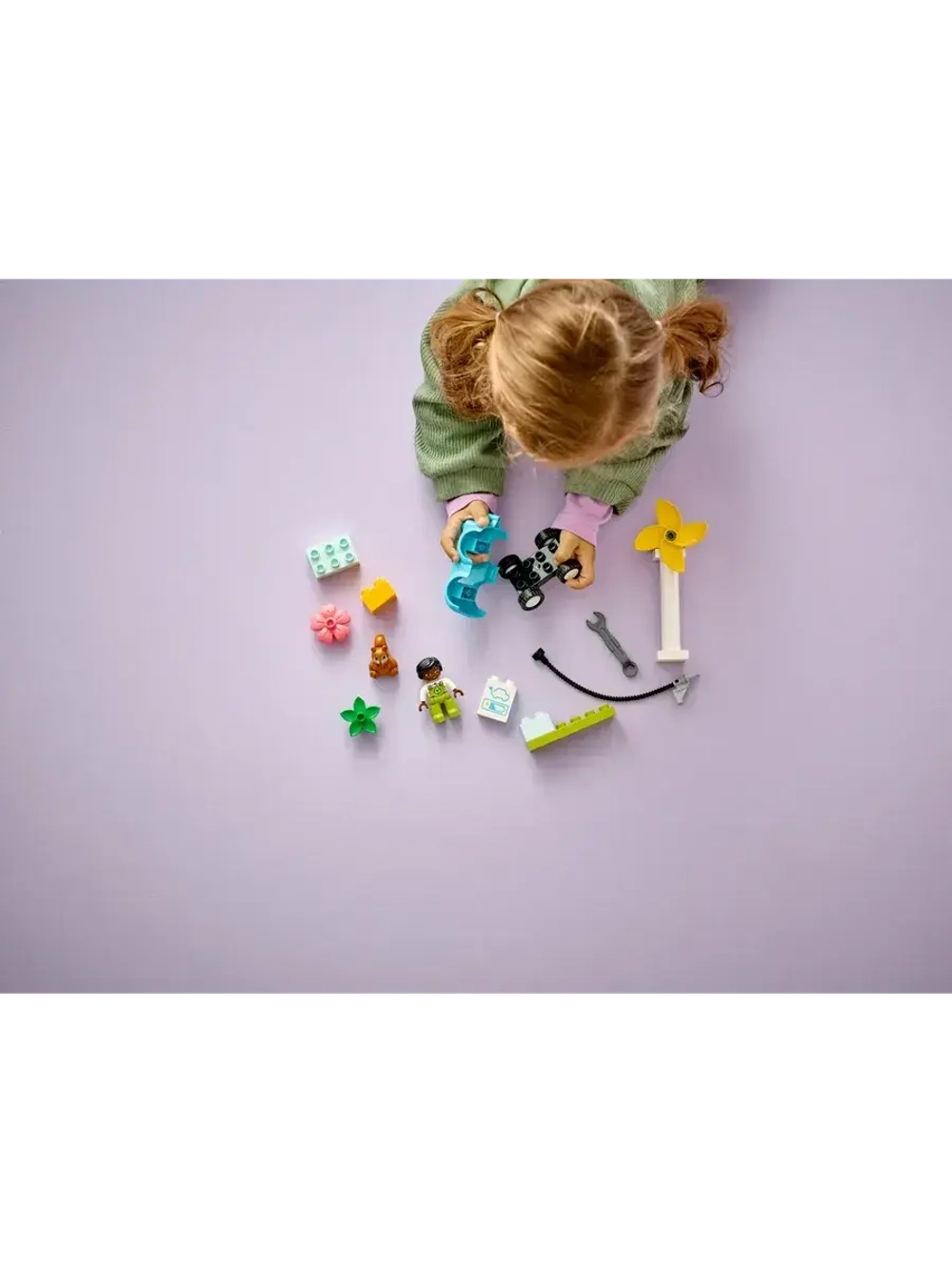 LEGO Duplo Ветряная турбина и электромобиль, 10985