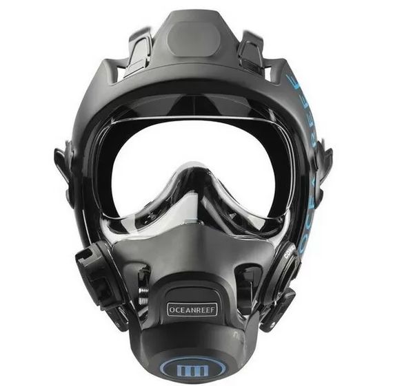 Полнолицевая маска Oceanreef Neptune III со 2-ой ступенью черный