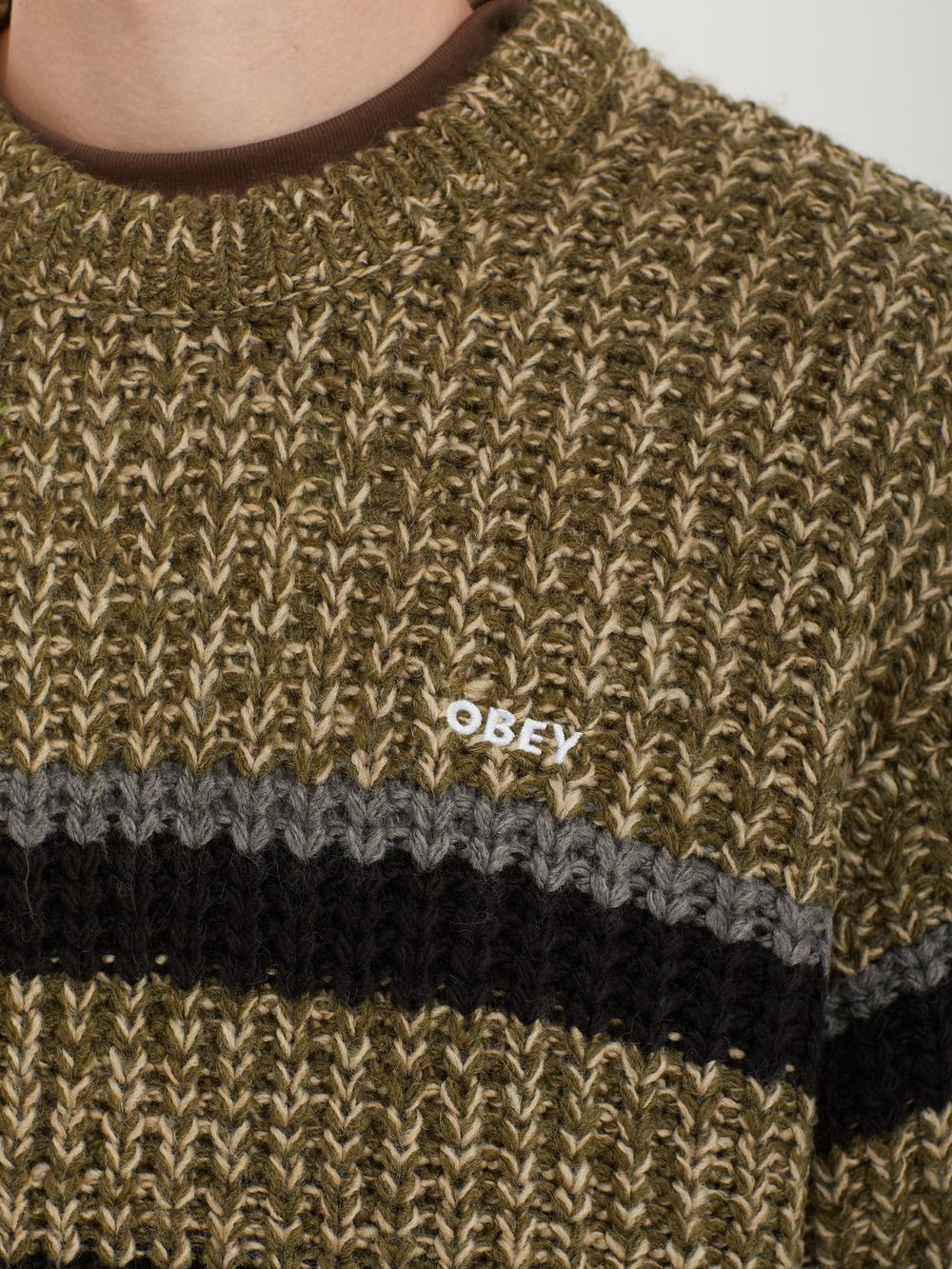 Мужской Свитер (Round-neck) Obey Alden