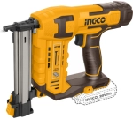 Аккумуляторный гвоздезабиватель нейлер INGCO CSTLI3805 INDUSTRIAL 20 В ST 18 мм
