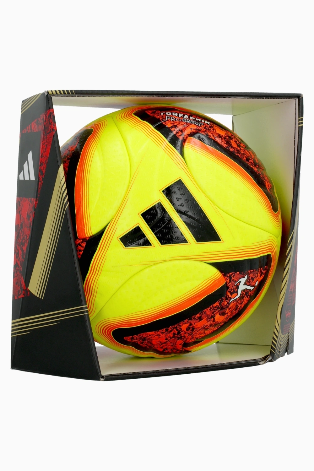 Футбольный мяч adidas Bundesliga 26/27 Torfabrik Pro Winter размер 5 - желтый