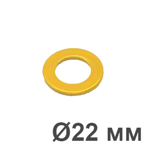 Декоративная накладка для элемента трубы D22,Золотой, Villaris-Loft