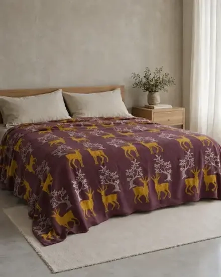 Плед Purple Hamoun Hermodr 200 × 220 см 130220328 Иран