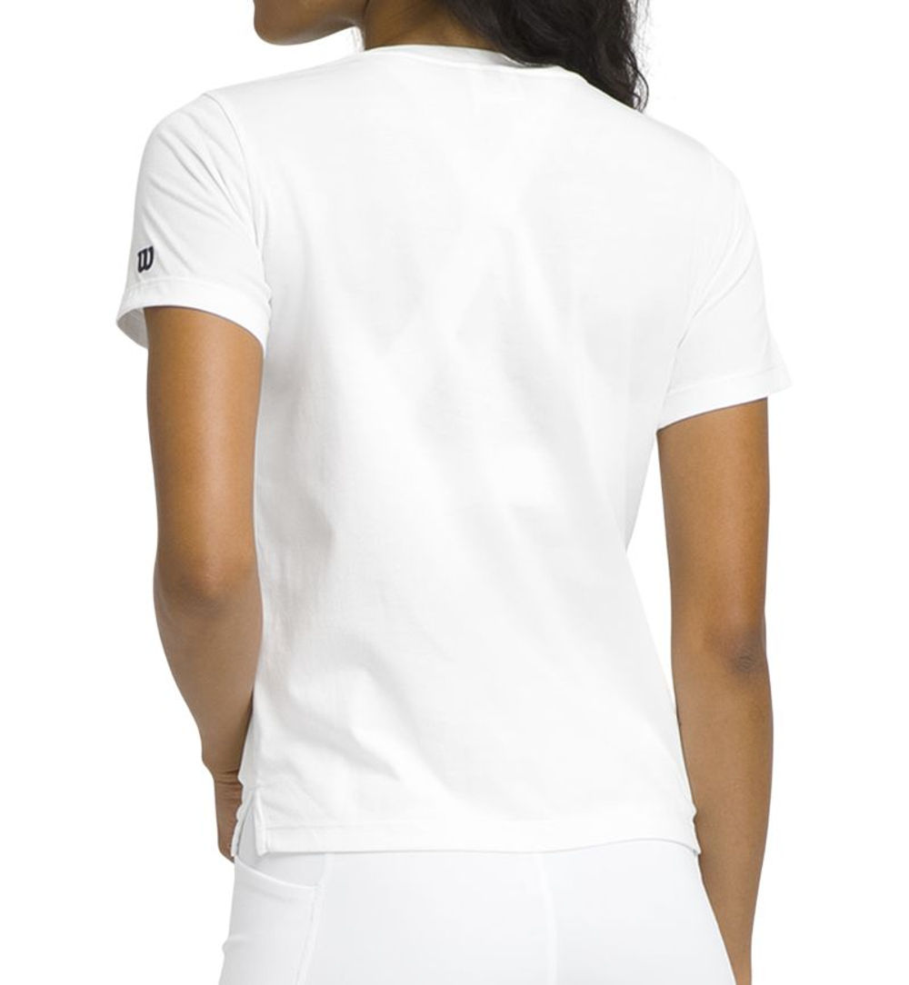 Женская футболка Wilson Team Graphic - bright white