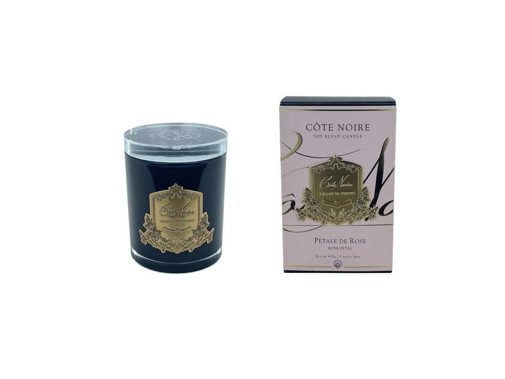 Свеча ароматическая PETAL DE ROSEСвеча Cote Noire Черный / Золотой