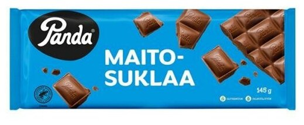 Panda Шоколад молочный финский с соленой жареной кукурузой 145 г.