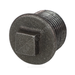 Заглушка чугун Ду 25 (1") НР Fittex PLUS