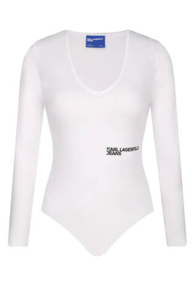 Боди Karl Lagerfeld Jeans - белый(A1W17007)