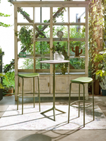 Стол ламинированный барный складной Scab Design Tripe Folding, оливковый, антрацит