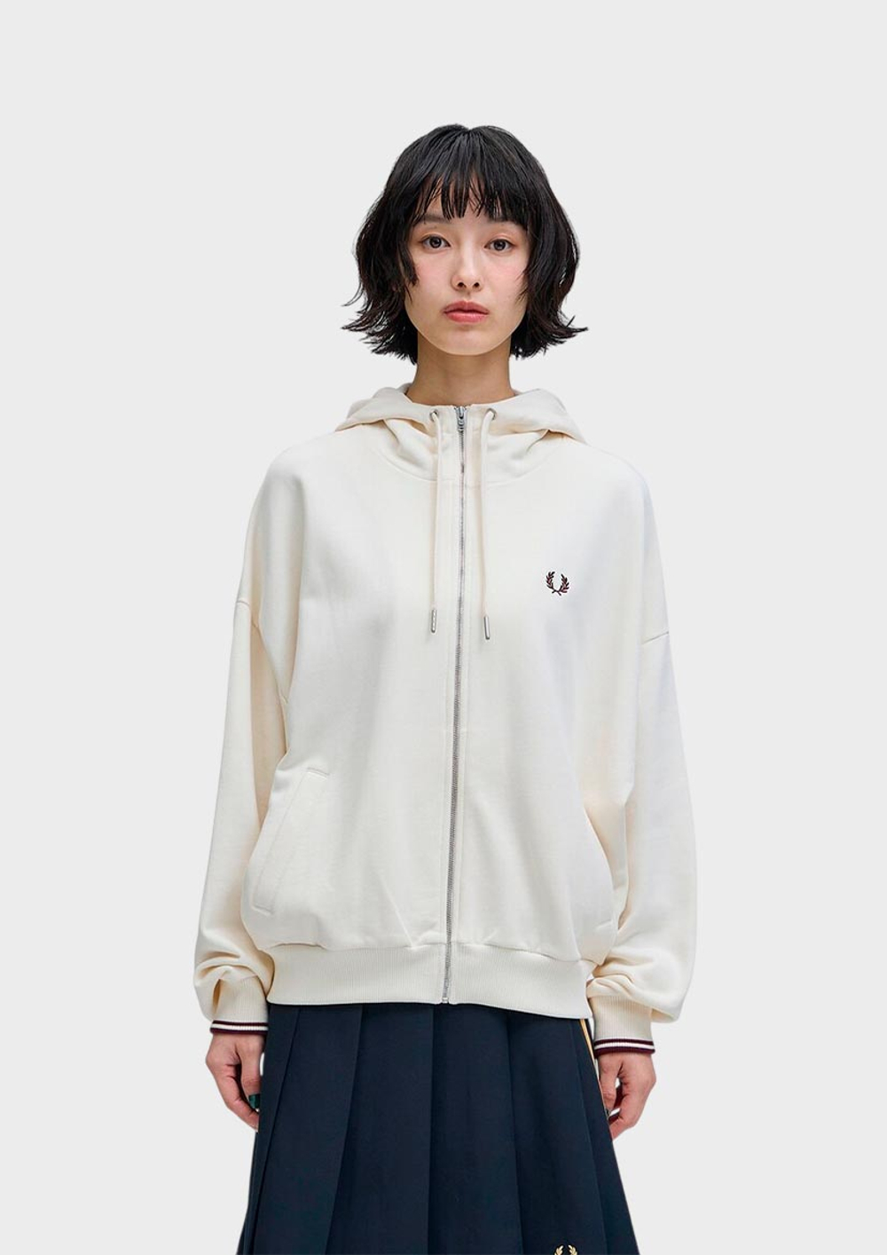 Толстовка FRED PERRY Tipped Hooded Sweatshirt