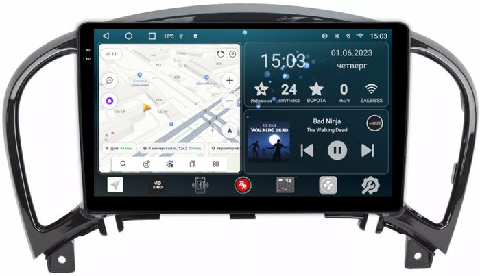 Магнитола для Nissan Juke 2011-2019 - RedPower 299 Android 10, Быстрая, QLED+2K, CarPlay, SIM-слот