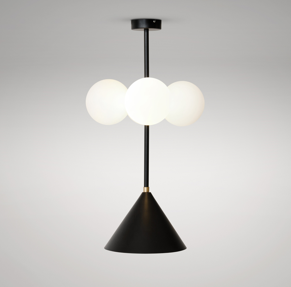 Подвес Atelier Areti  Axis Cone and Globes (metal)