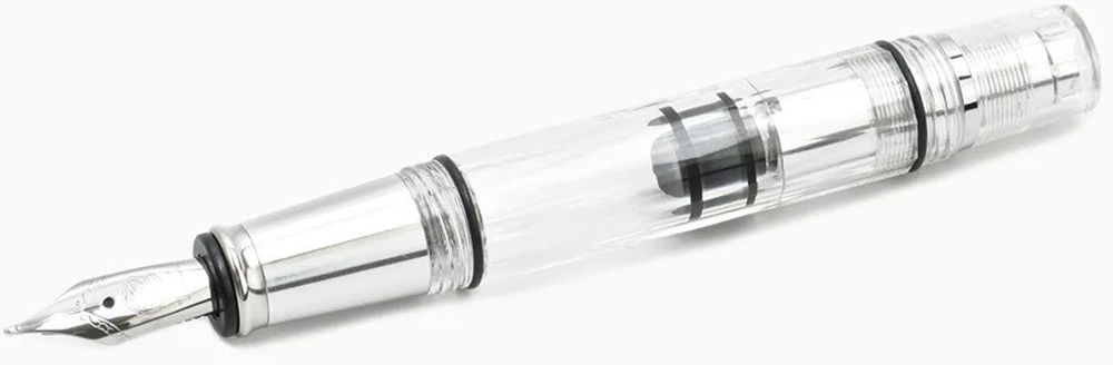 Ручка перьевая TWSBI Diamond Mini AL серебристая с пером F (M7445010) 2