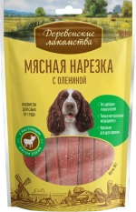 ДЕРЕВЕНСКИЕ ЛАКОМСТВА Мясная нарезка из оленины, 90 г